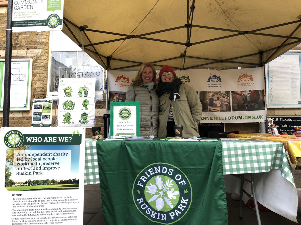 HHcommunitytent's tweet photo. Community tent this weekend - Sunday 10 July. 

@RuskinParkSE5 Friends of Ruskin Park will be with us 1-4pm. Come and chat about our local park, events, community and volunteering opportunities. 

#hernehill #se24 #southlondon #ruskinpark https://t.co/8JK2dzFpsc