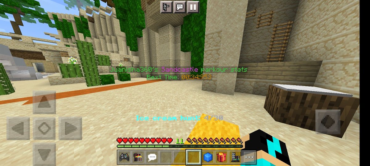 juanisha360's tweet photo. very difficult for mobile players maybe have to complete parkour in 35 seconds for sandcastle prefix but i finished parkour in 34 seconds of many attempts
@CubeCraftGames https://t.co/REFJPXTh0U