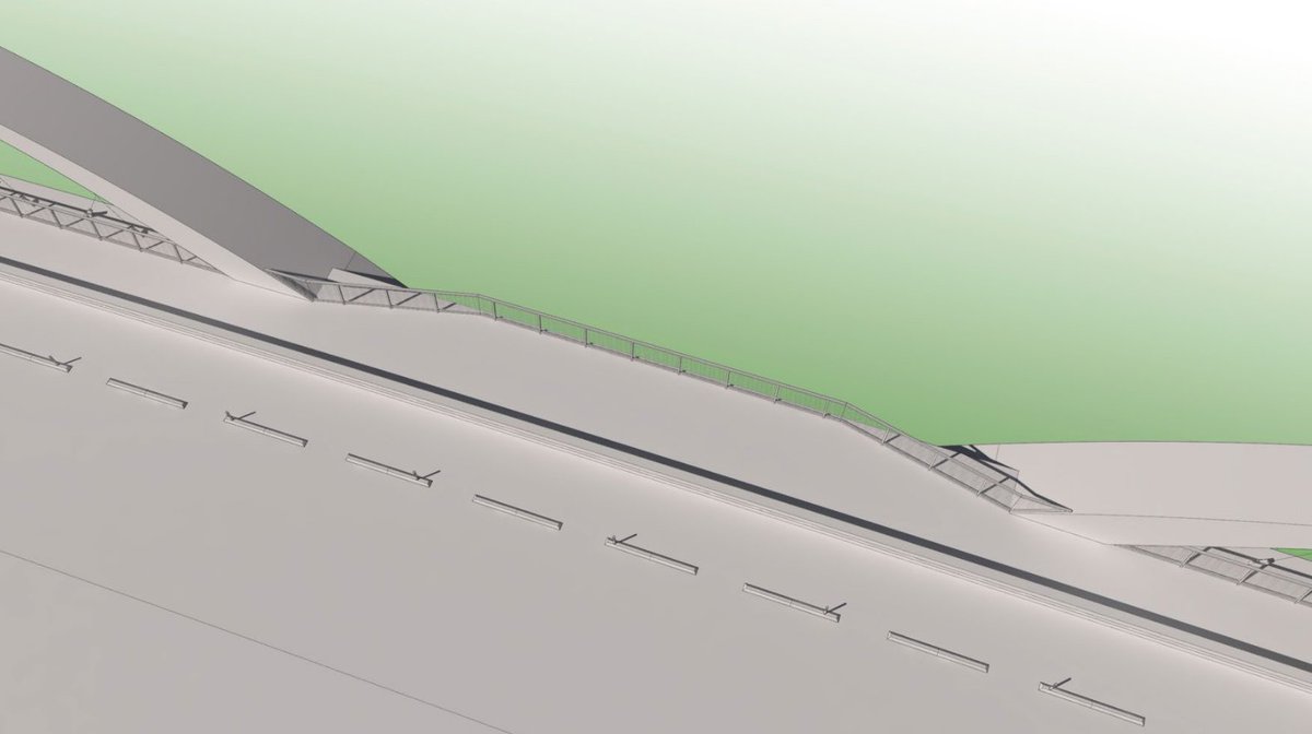 6thStViaduct's tweet photo. Here come the protected bikes lanes! We are putting the finishing touches on our bridge this week! We know how important safety is to our community, so here are some renderings of the 10' wide Class IV protected bike lanes which will be completed in time for the grand opening. https://t.co/pHmPig5ptv