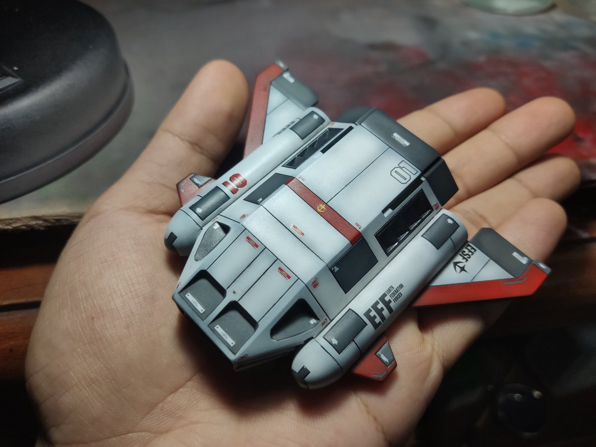 HobbyLifeStudio's tweet photo. Classic 1/144 Core Booster
Decals day3

#HobbyLifeStudio #WIP #Bandai #バンダイ #Gunpla #ガンプラ #ClassicKits #Plamo #プラモ #Modelkits #機動戦士ガンダム #MobileSuitGundam #CoreBooster #EFSF #RaditzStudio https://t.co/iiQdiOZ5Fw