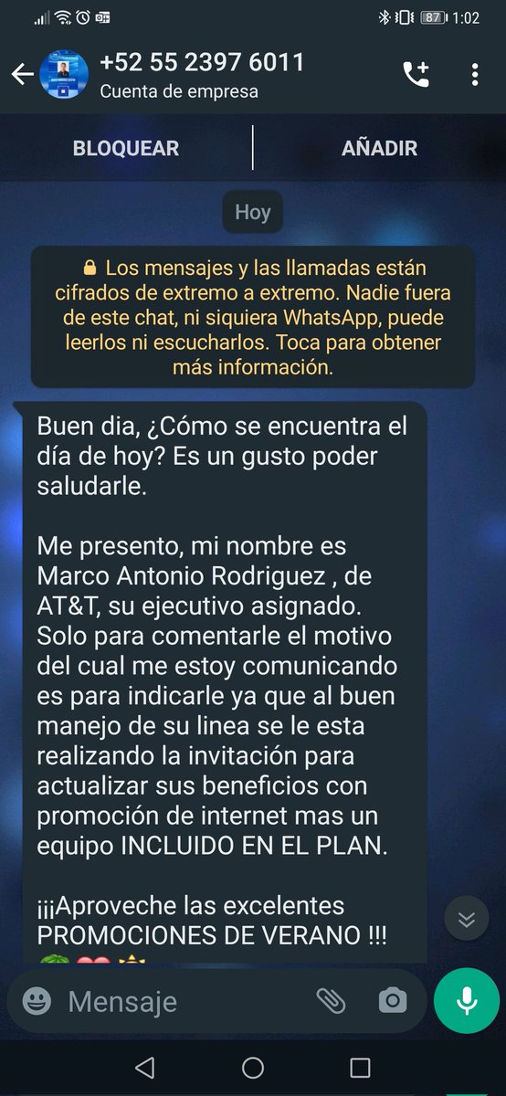 jackrevolver's tweet photo. @ATTMx su nueva forma de ofrecer servicios es súper invasiva. Llevo 3 mensajes en 2 días y seguro no serán los últimos https://t.co/B77tJG3M5c