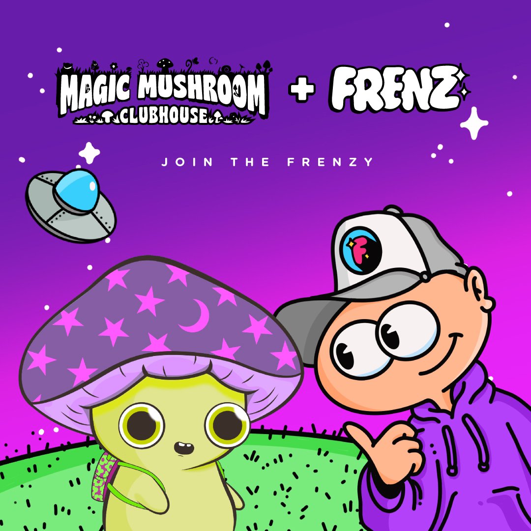 Mushroom Clubhouse (@mushclubhouse) on Twitter photo 🎉🎉GIVEAWAY🎉🎉
We are giving away ONE whitelist spot for <a href="/Frenzfromspace/">Frenz From Space 🛸</a>
🤿 Follow @MushroomClubNFT, <a href="/Frenzfromspace/">Frenz From Space 🛸</a> & @DeepEndNFT
🤿 Like, retweet & tag 3 friends!
#WLGiveaways #WhitelistGiveaway 🎉🎉GIVEAWAY🎉🎉
We are giving away ONE whitelist spot for <a href="/Frenzfromspace/">Frenz From Space 🛸</a>
🤿 Follow @MushroomClubNFT, <a href="/Frenzfromspace/">Frenz From Space 🛸</a> & @DeepEndNFT
🤿 Like, retweet & tag 3 friends!
#WLGiveaways #WhitelistGiveaway