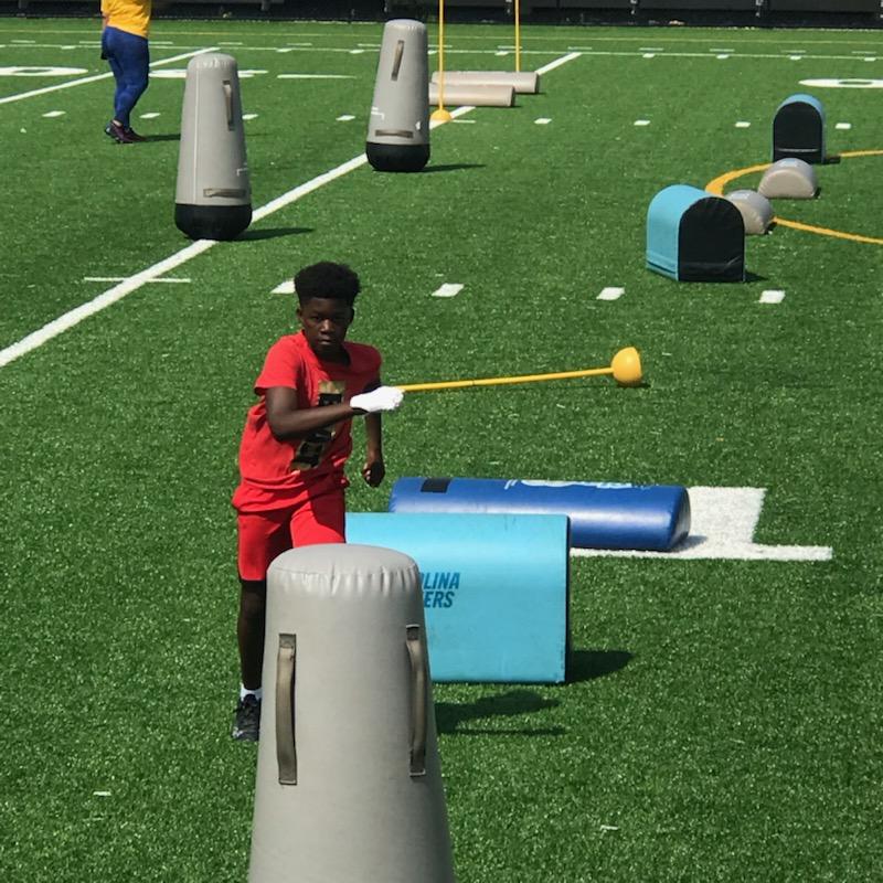 Ced1Hundred's tweet photo. My Lil Man @JamaarGreen1 had fun today at the #CarolinaPanthers #Play60 #NflCamp. He Loves The Game. #WeWorken ππͺπΏππͺπΏ https://t.co/vch0q1gweq