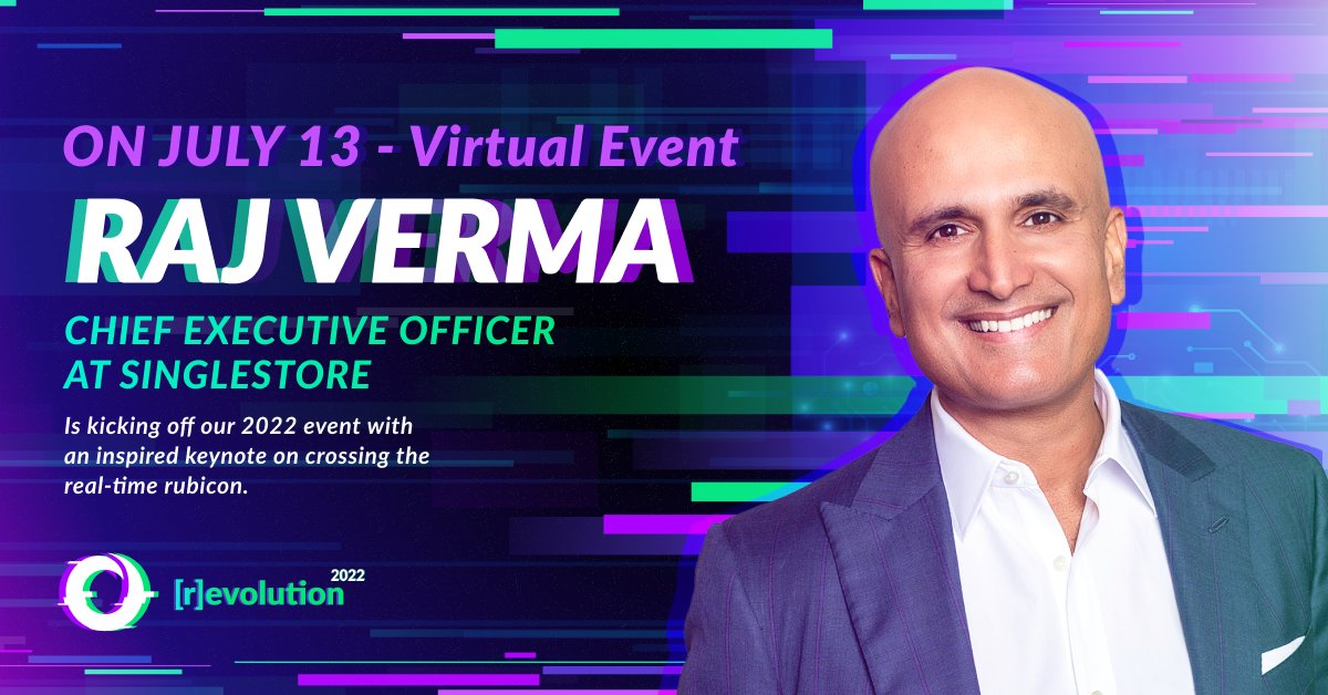 SingleStoreDB's tweet image. #SingleStore CEO @RajVermaCEO is hosting an introductory keynote and session to kick off #DataRevolution22. Attendees will finally see live demos of our highly-anticipated new products! 🎉

Learn more &amp;amp; register for [r]evolution 2022 today!
👉 bit.ly/3nE39XJ #DataDriven