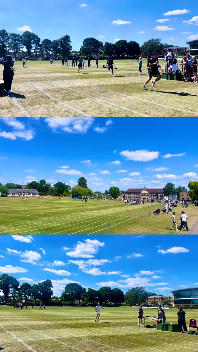 SESSixthForm's tweet photo. One of our favourite events, Sports Day! We were blessed with beautiful weather &amp; many records were broken. A huge thank you to all involved, but a special shout out to Mr Mitchell! Well done to all competitors &amp; supporters👏#Stamfordians @Stamford_Head @SpedeNews @Stamford_Sport https://t.co/zDlBXndLCH