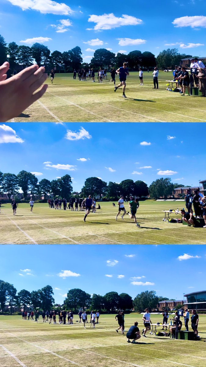 SESSixthForm's tweet photo. One of our favourite events, Sports Day! We were blessed with beautiful weather &amp; many records were broken. A huge thank you to all involved, but a special shout out to Mr Mitchell! Well done to all competitors &amp; supporters👏#Stamfordians @Stamford_Head @SpedeNews @Stamford_Sport https://t.co/zDlBXndLCH