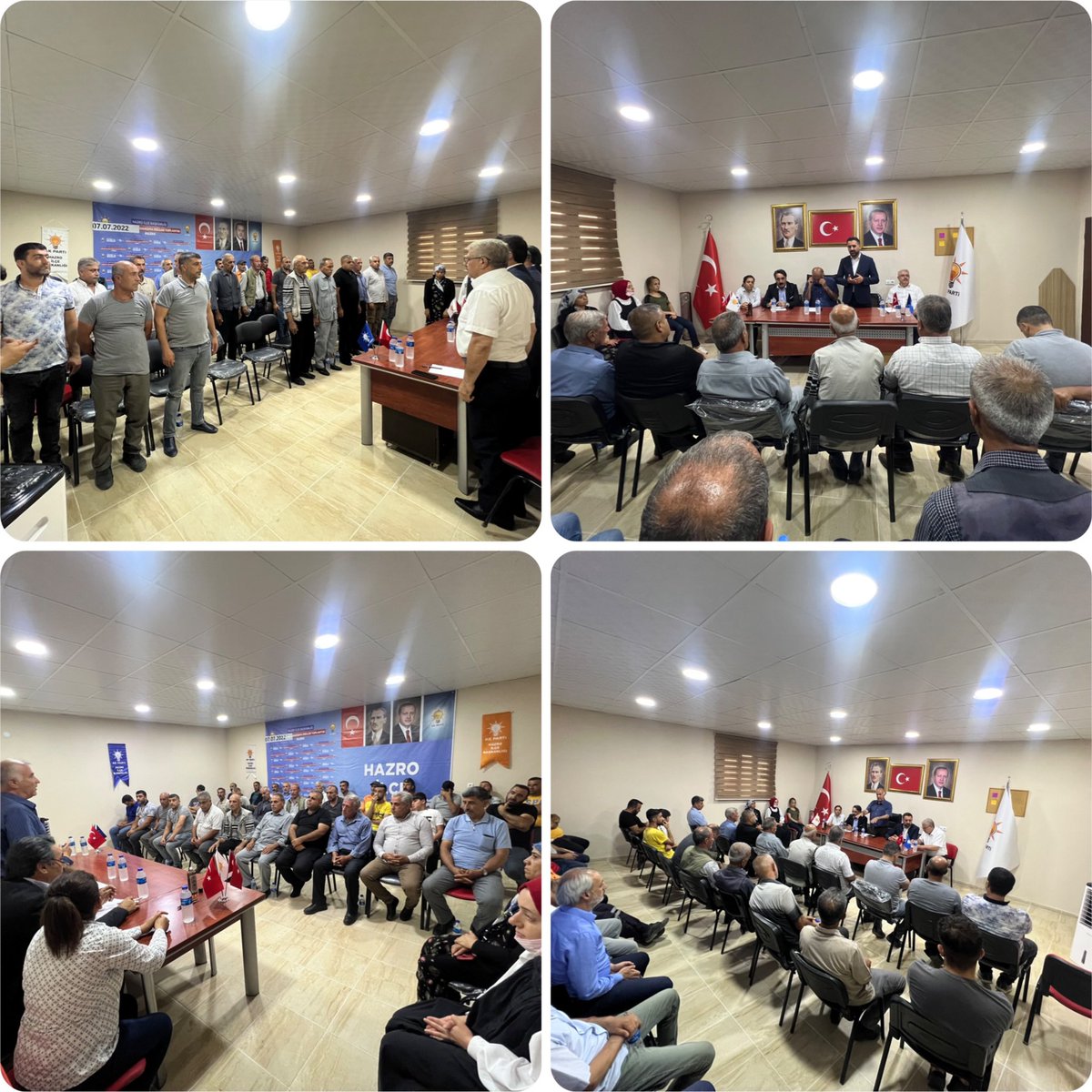 cmlmehmetoglu's tweet photo. İl Başkan Yardımcılarımız Sn.@HasanDo71836102 ,Sn.@MehmetZekiAkkoc İl Yönetim kurulu üyemiz Sn.@mekinci2121 Belediye Meclis üyelerimiz ve üç kademe Başkan ve yönetim kurulu üyelerimizin katılımıyla;  Daraltılmış #Hazro İlçe Danışma Meclisi toplantımızı gerçekleştirdik 07.07.2022 https://t.co/6bDmV8pJ9x