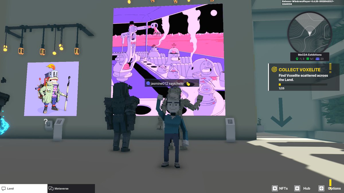jasminecoins012's tweet photo. @TheSandboxGame @MOCDA_ I just participated in the #TheSandbox weekly contest for a chance to win 200 mSAND! Here is my favorite piece from the ‘Impossible Worlds’ exhibition, check out my screenshot below!
👇 https://t.co/3kWus6W6iR