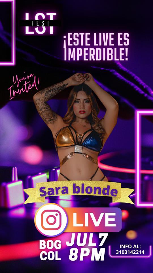 lustsocietycol's tweet photo. 🚨Hoy!!! Imperdible!!! Estaremos junto a la hermosa Sara Blonde hablando sobre su participación en Lust Fest! 8:00p.m hora Colombia 🇨🇴
L@s esperemos 💋😈
Instagram @lustsocietycol 

#sevaletodo #swingerbogota #lustfest #freeparty #bogota #sexparty #lustsocietycol #sarablonde https://t.co/H5NiMeSAlp