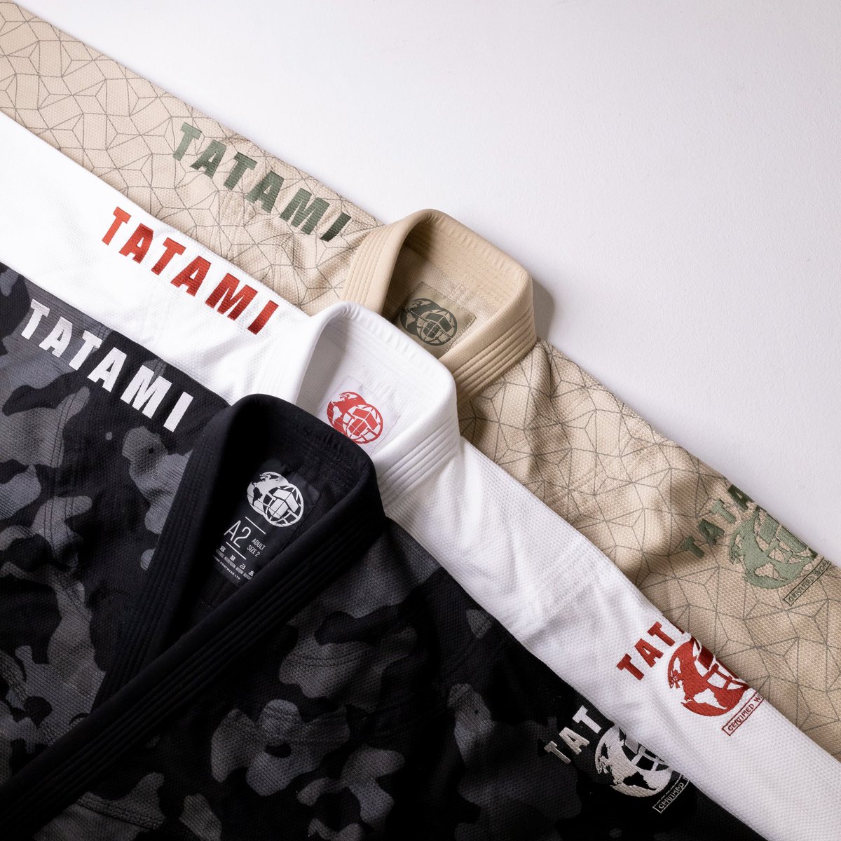 TatamiFightwear's tweet photo. The Raid Gi 🔥 Available now on our website in 3 colours… black camo, white &amp; sand. Which is your favourite? 👀 

https://t.co/kmSZqoisPW https://t.co/ojR61msDDO
