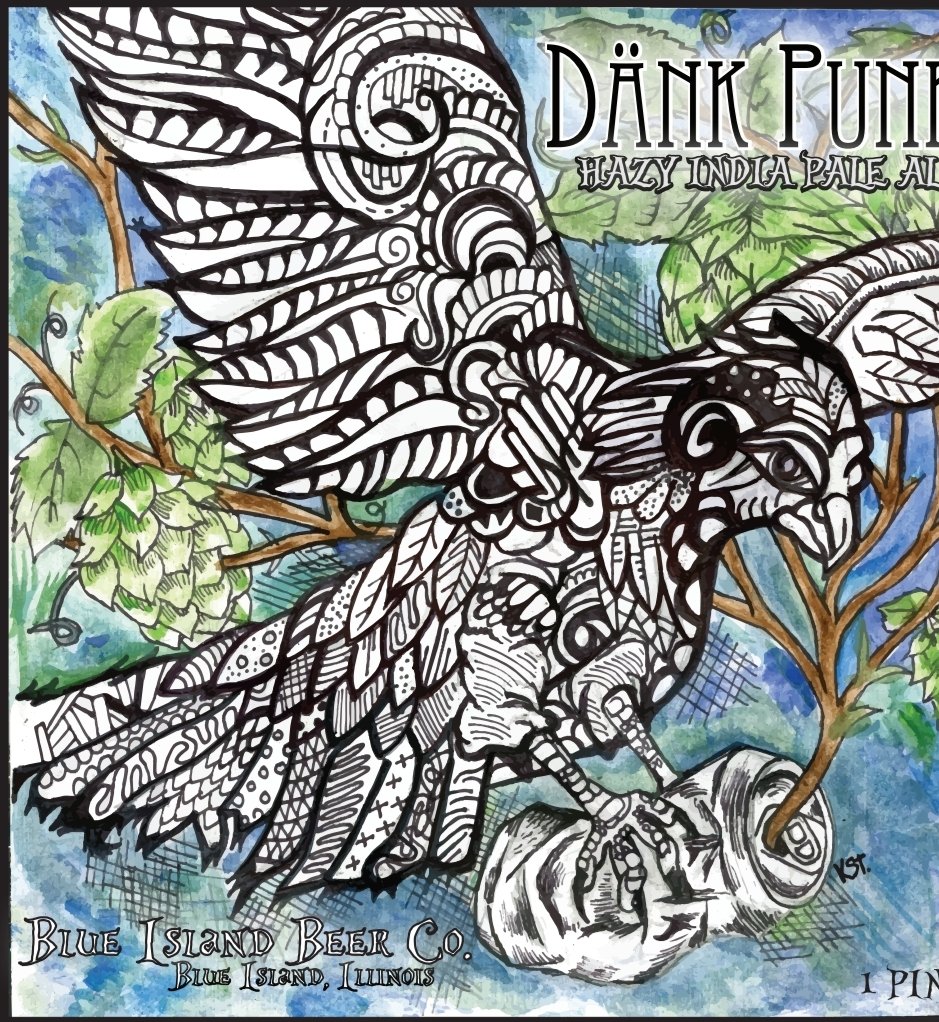 BlueIslandBC's tweet photo. New batch of Dänk Punk in cans and on draft! Get this IPA while the haze is still it's haziest. 

#freshbeeralert #hazyipa #dankness #craftbeer #brewery #blueisland #maderighthere #truetothecraft #oldewesternave 

Art credit - Kim St.Ledger https://t.co/Wp2rBqQsNE