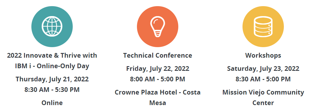 ngs_software's tweet photo. #OceanTechCon22 is almost here. Today is the last day to register at reduced rates. This is the West Coast's biggest educational conference of the year for #IBMi professionals. Don't miss out. https://t.co/pVfhu7Dyoo https://t.co/hrI6SFrLWv
