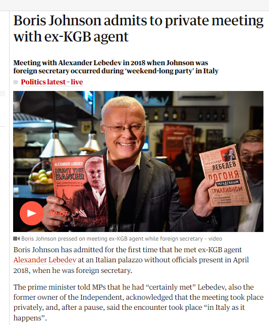 Paul_Kearns01's tweet photo. @BorisJohnson Boris Johnson repeatedly called Corbyn 'Comrade Corbyn' &amp; compared him to Stalin..
The Tory Party repeatedly said Corbyn was a threat to national security..

Meanwhile Bozo partied in Italy with an 'ex' KGB agent who then HOSTED his 2019 election victory party.
#ComradeBoris https://t.co/I5mAJeBCcG