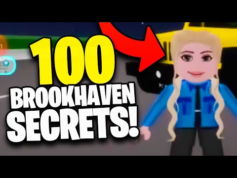 100 SECRETS in Roblox Brookhaven RP! 