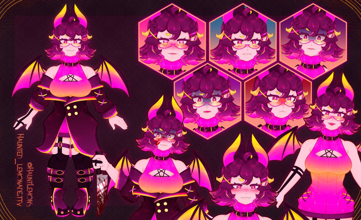HauntLemons's tweet photo. 🦇 Helo! I’m Haunt and I’m a spooky fruit bat Vtuber and VArtist!

🍋 I’m a lil stupid but I would love to make some friends! 💖

❥ Twitch: https://t.co/VqccT0yDn9
❥ YouTube: https://t.co/vuryXKO0WB
❥ Rig: @/4421No1 
🎨#HauntArts
🗓#HauntLive

{ #ENVtuber #Vtubers #VtubersEN } https://t.co/27EirHMAMY