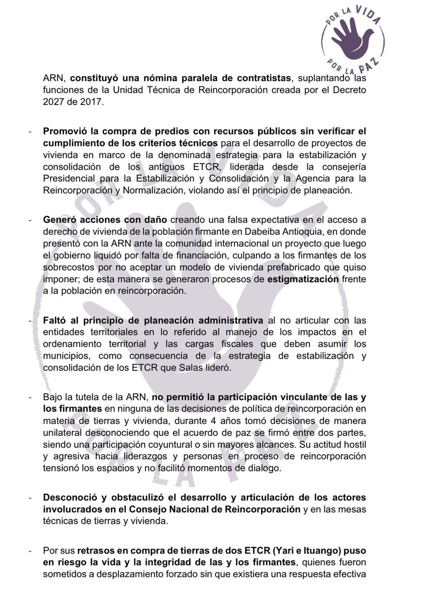 SanJose_CP's tweet photo. Presidente @petrogustavo @FranciaMarquezM no se puede vincular al empalme del sector defensa y menos al gobierno, a quienes han obstaculizado la implementación del acuerdo de paz, como Omar Salas Rojas, esto es #GRAVE @GustavoBolivar @RoyBarreras @AABenedetti @SARGENTOCHALA 🆘 https://t.co/T1T5BfulGt