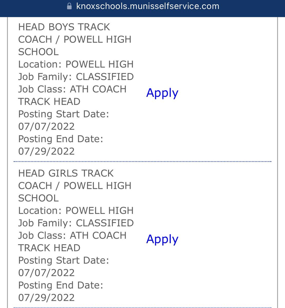 Powell High Track tweet media