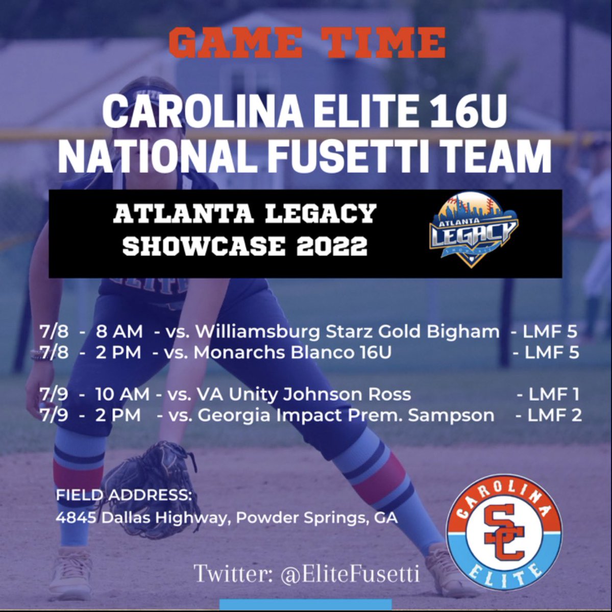 AveryEva22's tweet photo. I CAN’T WAIT to get on the ROAD AGAIN… #Atlanta2022 #Legacyinvitational2022 #LetsGoElite #determination #GODSPLANNOTMINE @ExtraInningSB @CoastRecruits @IHartFastpitch @EliteFusetti @Los_Stuff @LegacyLegendsS1 @TopPreps https://t.co/FXld2fggQg