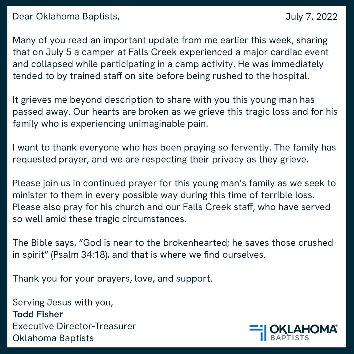 OKBaptists's tweet photo. https://t.co/ySowTqr001