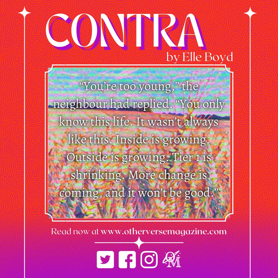 It's true if you want it to be. The bittersweet short story, 'Contra', by Elle Boyd, is available to read for free in the latest issue of Otherverse Magazine! Link in bio. #vr #virtual #virtualreality #virtualrealityworld #dystopia #dystopian #dystopianfiction #ya #yaromance