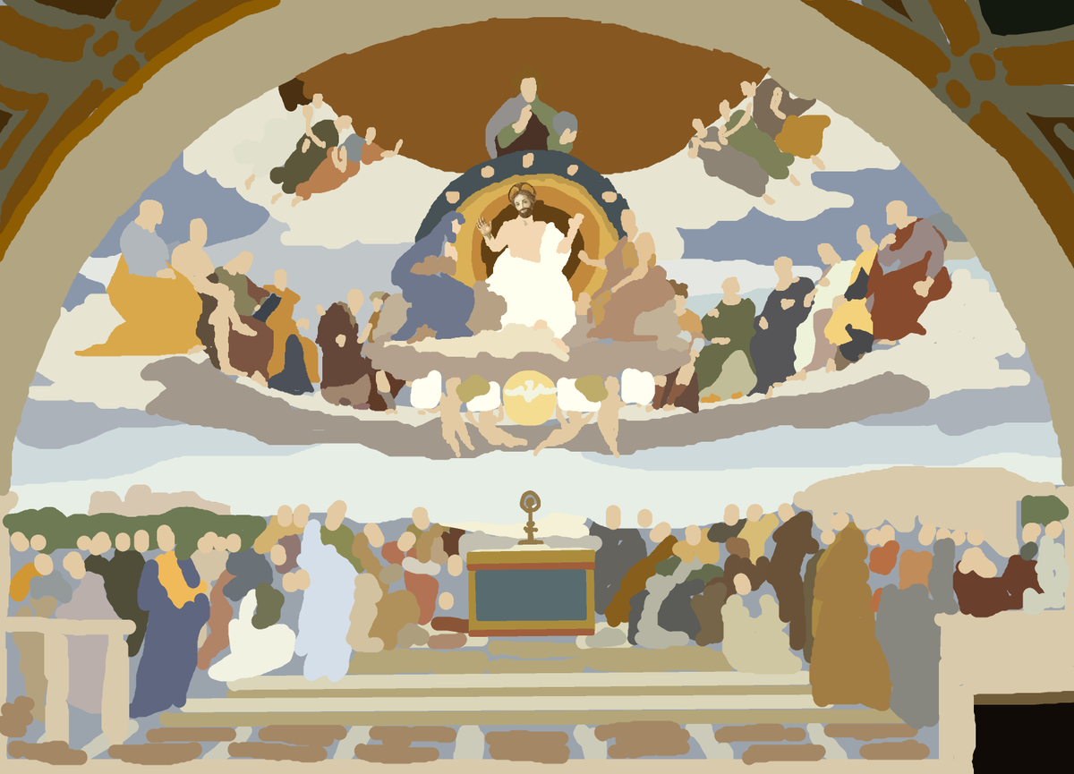 Tydoo_'s tweet photo. forgot to post this wip color block last night, most ambitious piece im working on so far, 2nd pic is a bit of the detail in the center for scale
#pixelart https://t.co/iMpujwHepe