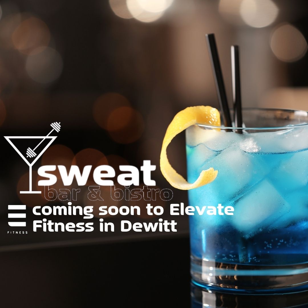 elevatesyracuse's tweet photo. Coming soon to Elevate Dewitt, Sweat Bar &amp; Bistro. Handcrafted cocktails and tasty bites for health-minded folks who enjoy the finer things! 

#elevatesyracuse #sweatbarandbistro #elevatefitness #morethanagym https://t.co/VZVtDUREVH
