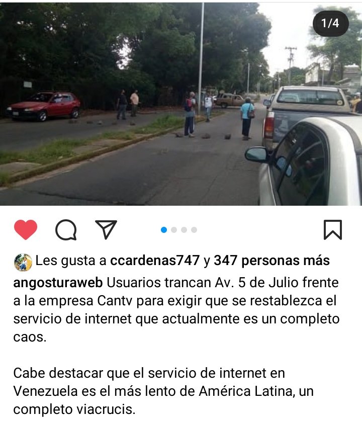 HUGARCAPELLA's tweet photo. @salaprensaCantv El servicio por cierto muy costoso por lo malo de internet #aba  en @CdBolivar250 es peor en ciertas zonas, por ejem. Vista Hermosa. @JcpereiraCantv  VENCEREMOS https://t.co/3UU8KQcaUv