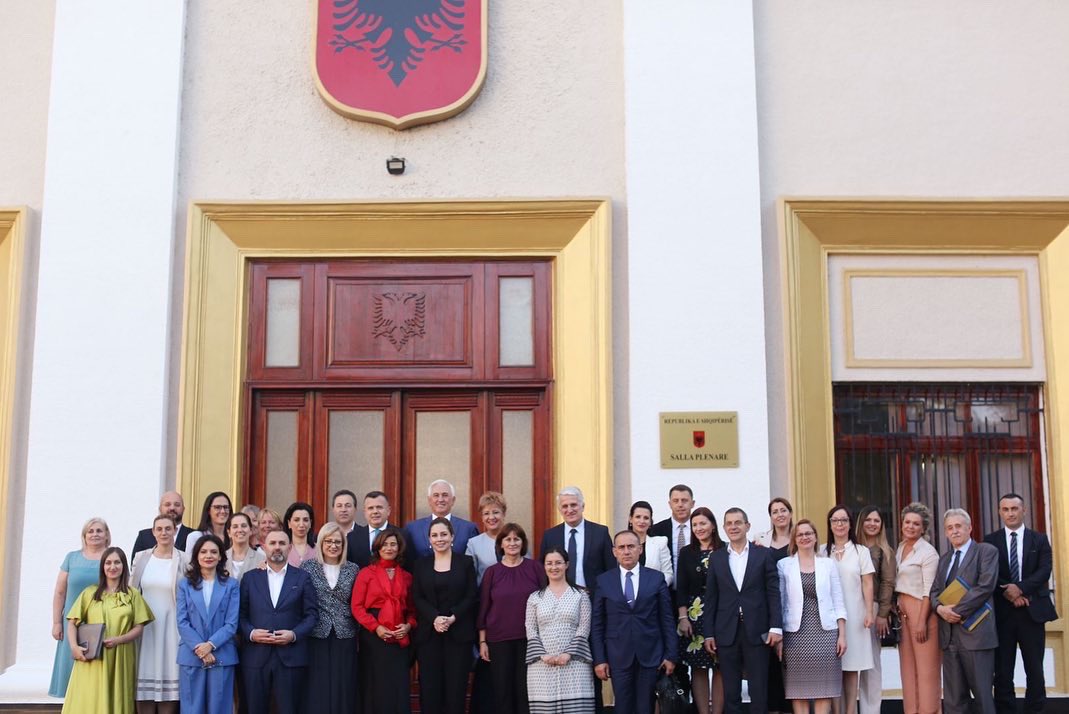 NikollaLindita's tweet photo. Today the Parliament passed  two draft laws For the Ratification of the North Atlantic Treaty Protocol for the Accession of the Republic of 🇫🇮 and  Kingdom of 🇸🇪. Wellcome to 🇫🇮 &amp;🇸🇪 to the Alliance of Peace and Security! A greater and stronger NATO, a stronger 🇪🇺, a safer world! https://t.co/8lWWHE7N6l