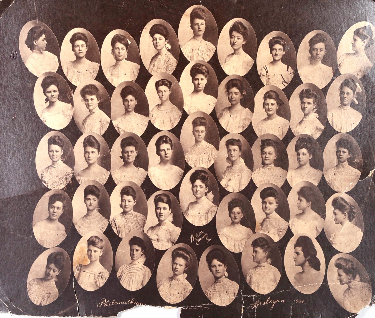 Composites show your history and deserve to be protected. Take this example of <a href="/PhiMuFraternity/">Phi Mu Fraternity</a>’s early history, showing one of the last cohorts before the Philomathean Society became formally known as Phi Mu. Save your composites: bit.ly/3mvvuxT #savehistory