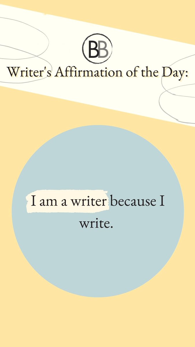 BreakBreadProj's tweet photo. Today's #writersaffirmation to combat imposter syndrome 💪🏽
#creativity #writersoftwitter #writingcommunity #writinginspo #BreakBreadMagazine #BreakBreadliteracyproject https://t.co/5A9g7xAh9g