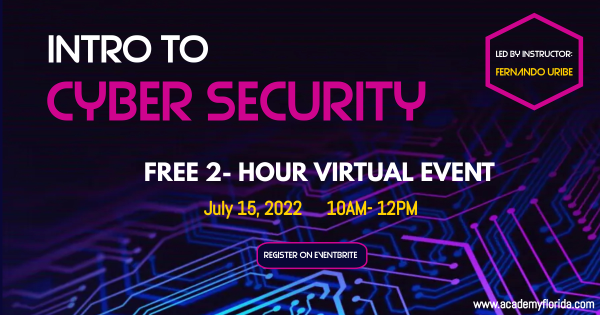Free Cybersecurity Event 😍 Plus training on - Microsoft Azure, Amazon AWS, JavaScript, Python, Coding, CCNA, CCNP, CISSP, CASP, CySA, PMP, 
conta.cc/3Ayxxdp
conta.cc/3uAgO5N