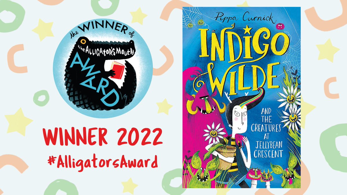 It is our honour to announce that the winner of the #AlligatorsAward 2022, in partnership with @_Bright_Agency @BrightLiterary and @Gardners is… Indigo Wilde and the Creatures at Jellybean Crescent, written and illustrated by @PippaCurnick and published by @HachetteKids!