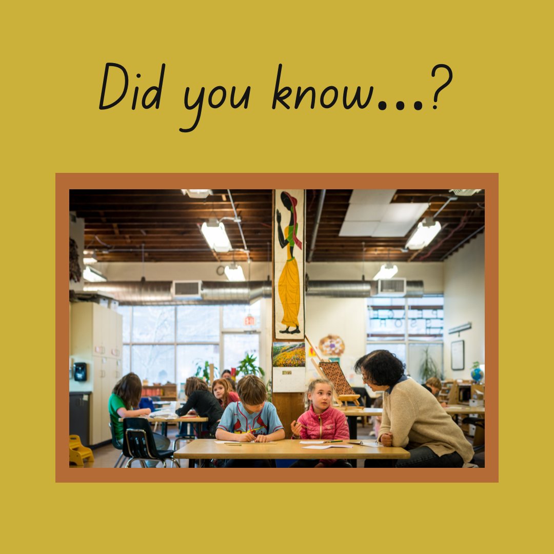 Childpeace's tweet photo. Did you know Montessori programs have been around for more than a century? The success behind Montessori stems from focusing on the student's natural development as they navigate childhood. Learn more!
https://t.co/58DrH9gEPf https://t.co/9HENZGHwPD