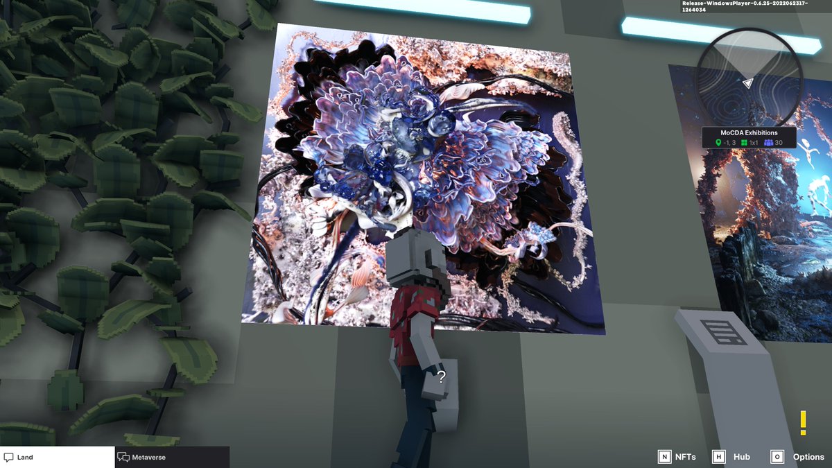 careehhai19's tweet photo. @TheSandboxGame @MOCDA_ I just participated in the #TheSandbox weekly contest for a chance to win 200 mSAND! Here is my favorite piece from the ‘Impossible Worlds’ exhibition, check out my screenshot below!
👇 https://t.co/f9p5ZZWEh9