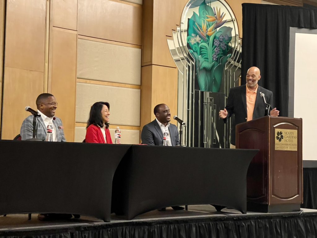 Today Superintendent <a href="/herbertoneiljr/">Herbert O'Neil, Jr.</a> is talking about his career journey with a dynamic panel of Houston area superintendents at the #Reconnect4Excellence summer <a href="/HAABSE3/">HAABSE</a> conference. #HigherHeights #HempsteadISD