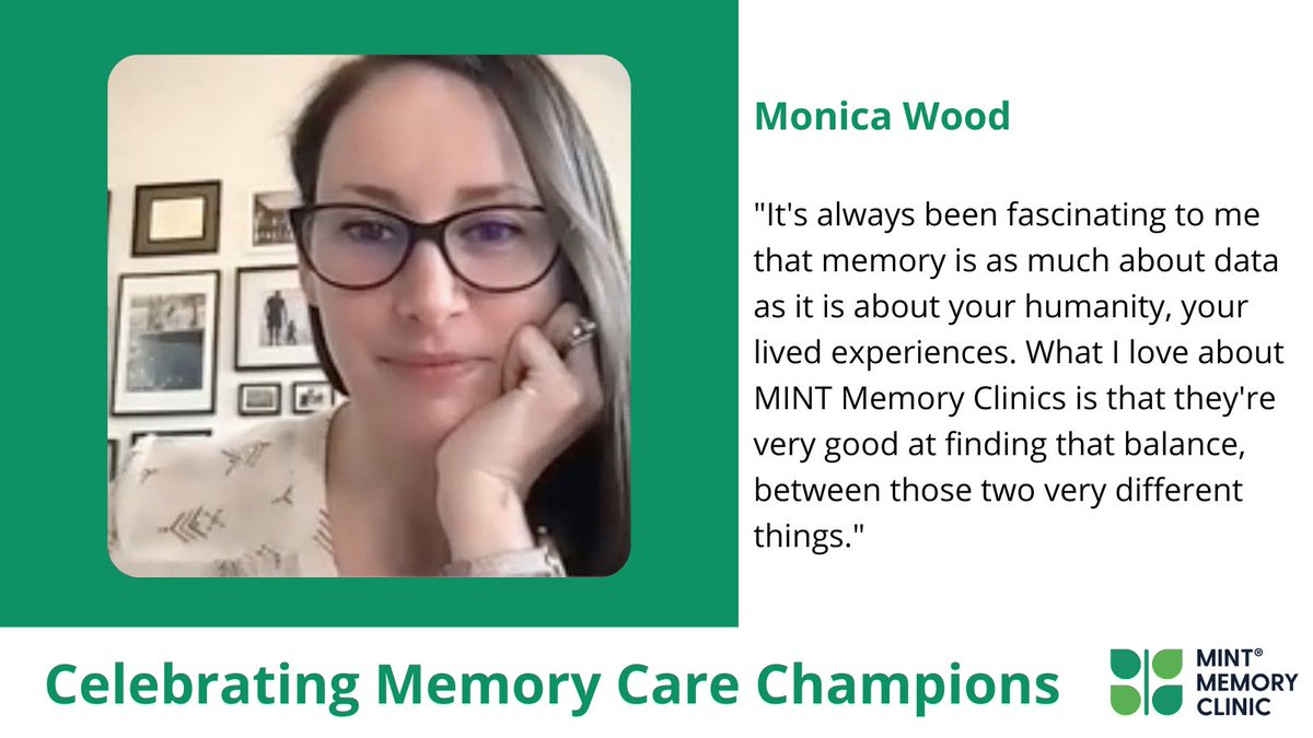 MINTMemoryCare's tweet photo. This #FeatureFriday champion is Monica Wood the Program Coordinator at Kitchener’s MINT Memory Clinic. Monica has been with the clinic for 5 years. 

@mmbw16 https://t.co/ICaOFSKDNx
