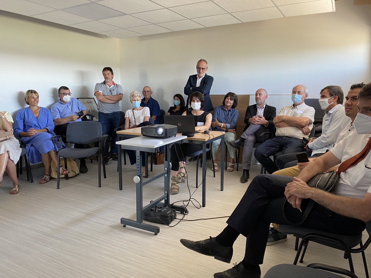 acmg54JFB's tweet photo. #ClimAlert  #RiskAquaSoil #TripleCEU ce matin nous avons présenté à des décideurs du 47 des solutions d’adaptation au changement climatique ⁦@Sudoe5⁩ ⁦@AtlanticArea⁩ ⁦@ACMG_47⁩ https://t.co/0IbAvJnRbq