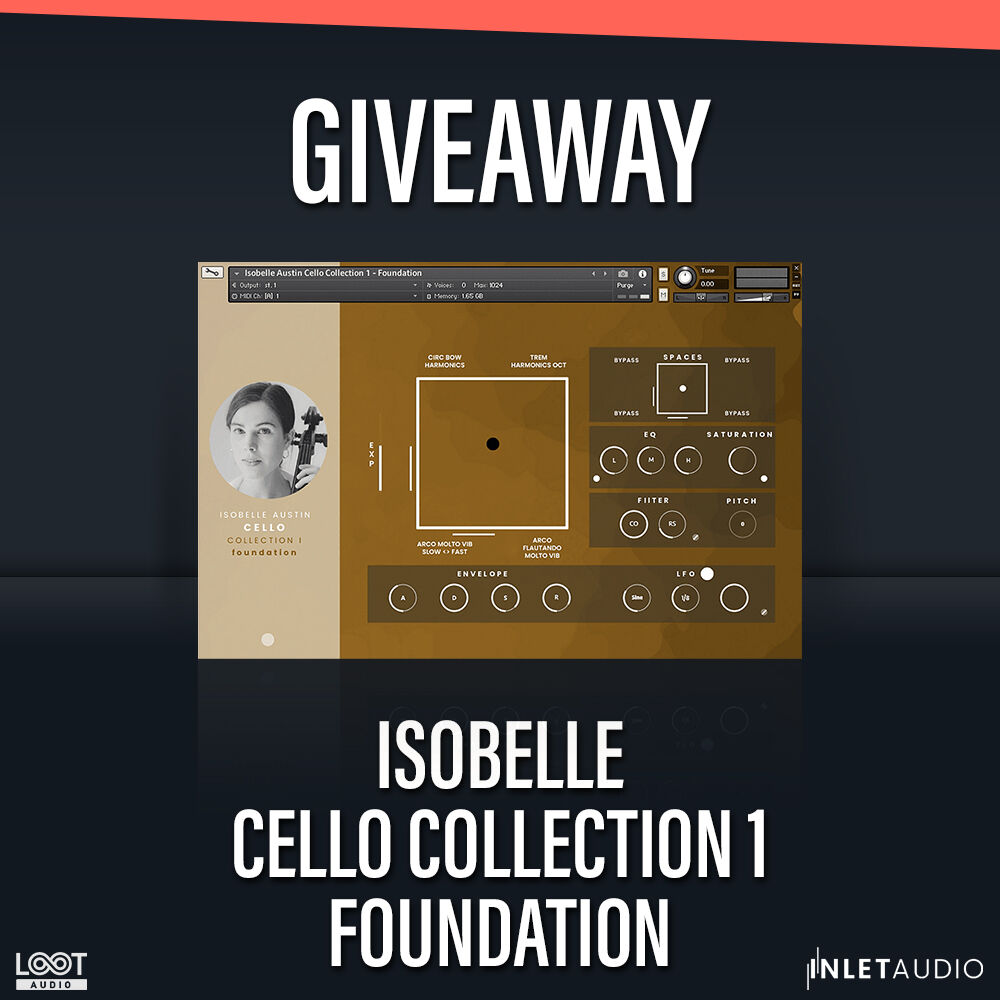 🌴 Giveaway! 2 x copies of Isobelle’s Cello Collection 1. Create a modern scoring sound, blending traditional orchestration with contemporary electronics. 

👉 Enter Giveaway: bit.ly/3NFXNWh