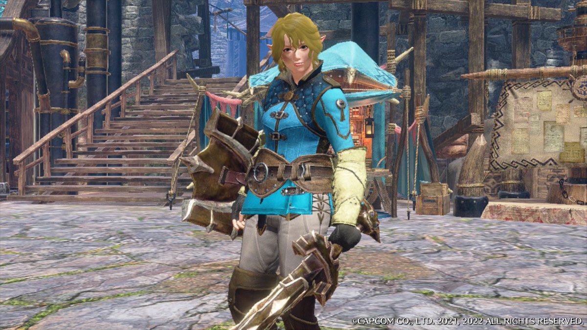 モンスターハンターライズ ゼルダの伝説ブレスオブザワイルド 久しぶりの重ね着投稿🥺 まだ全然サンブレイク序盤です🥲 ゼルダの伝説