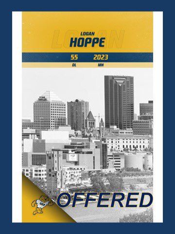LoganHoppe55's tweet photo. After a great call with @CoachCurrierCSP I am very grateful to receive an offer from @CSPBearsFB https://t.co/MW5CWzKBo2