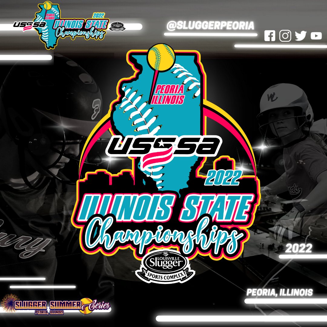 sluggerpeoria's tweet photo. The @USSSAFastpitch Illinois State Championships starts tonight here at #SluggerPeoria! Details below 👇
https://t.co/BtZFyKjqmM
📺👉 https://t.co/ENITOmwZ9P
📱👉 https://t.co/kfsQPEuSXi
📅👉 https://t.co/MziCJCg0xw
#ILState #playusssa #sluggernation https://t.co/vrrU6ZzU4y