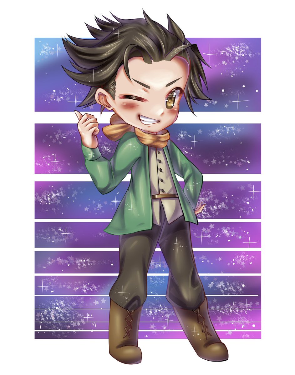 Wizarde_'s tweet image. I Commissioned @AnUncreativeCat for this amazing piece of art! Subaru the 🐐