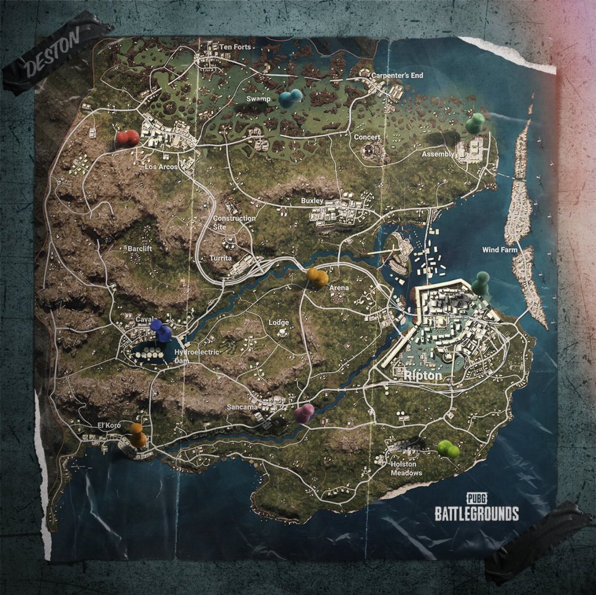 Can’t wait for the console release!!! Where ya dropping boys!?! I’m definitely going lodge! #PUBG #DESTON