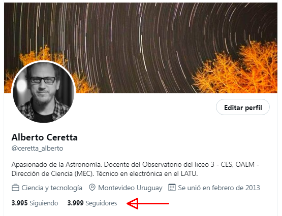 ceretta_alberto's tweet photo. Si te gusta la astronomía o la fotografía sumate y me haces un favor!!! 🤪 https://t.co/8Zohy1GvwR