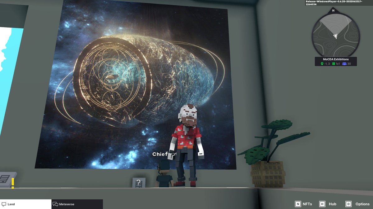 HoneReel's tweet photo. @TheSandboxGame @MOCDA_ I just participated in the #TheSandbox weekly contest for a chance to win 200 mSAND! Here is my favorite piece from the ‘Impossible Worlds’ exhibition, check out my screenshot below!
👇 https://t.co/gSyiadgjFZ