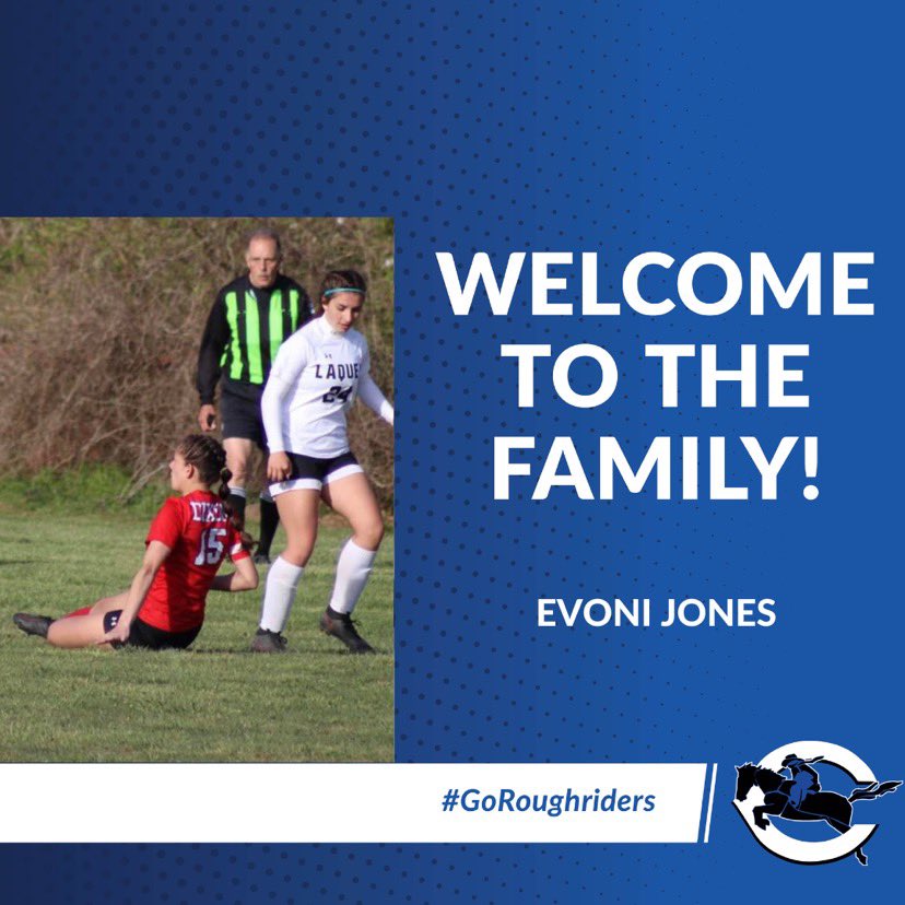 We are excited to announce that we have added Evoni Jones from Dixon, MO! #collegesoccer #missourisoccer #womensoccer #moretocome #fourstate #roughriders