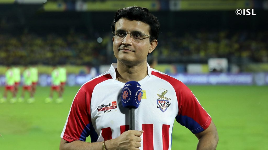 sdigar2010's tweet photo. Our beloved #Dada booked #HalfCentury 2day. We #ATKIANS wished you a very HAPPY Birthday ๐ @SGanguly99 We r proud where we saw a RealBengalTigar who never heads down against any Odds.And thanks for ur every contribution towards empowerment of Cricket & Football.@IndSuperLeague https://t.co/nIpObLb102