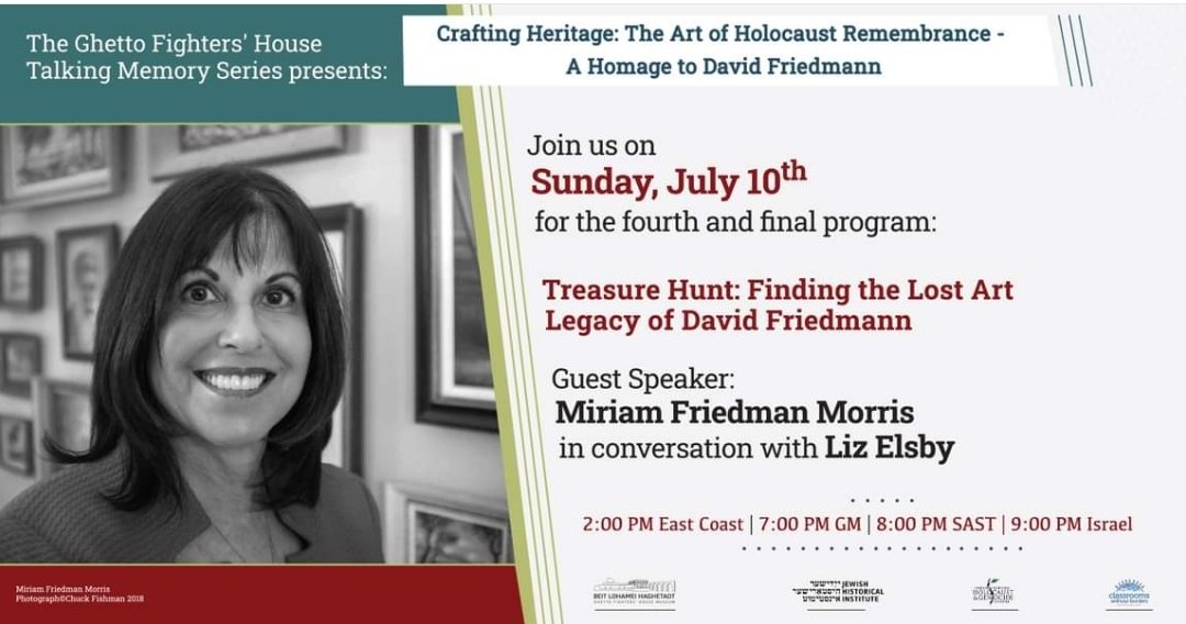 MadeneTerri's tweet photo. @GFH_Museum
Join us this,Sunday
Register here:
https://t.co/TzFxEwH6VN https://t.co/kNZXw6YdGj