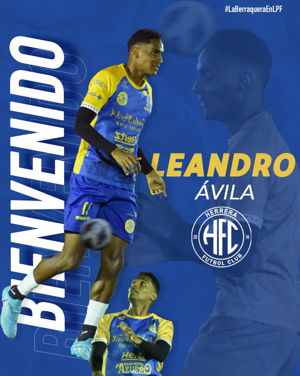 herrerafc_'s tweet photo. ¡Bienvenido Leandro! 🦈🇺🇦
Anunciamos el fichaje de Leandro Ávila a nuestra institución, como refuerzo para el torneo clausura 2022 de la LPF.

¡Juntos haremos historia!
#LaBerraqueraEnLPF https://t.co/oHs7xwMOBb