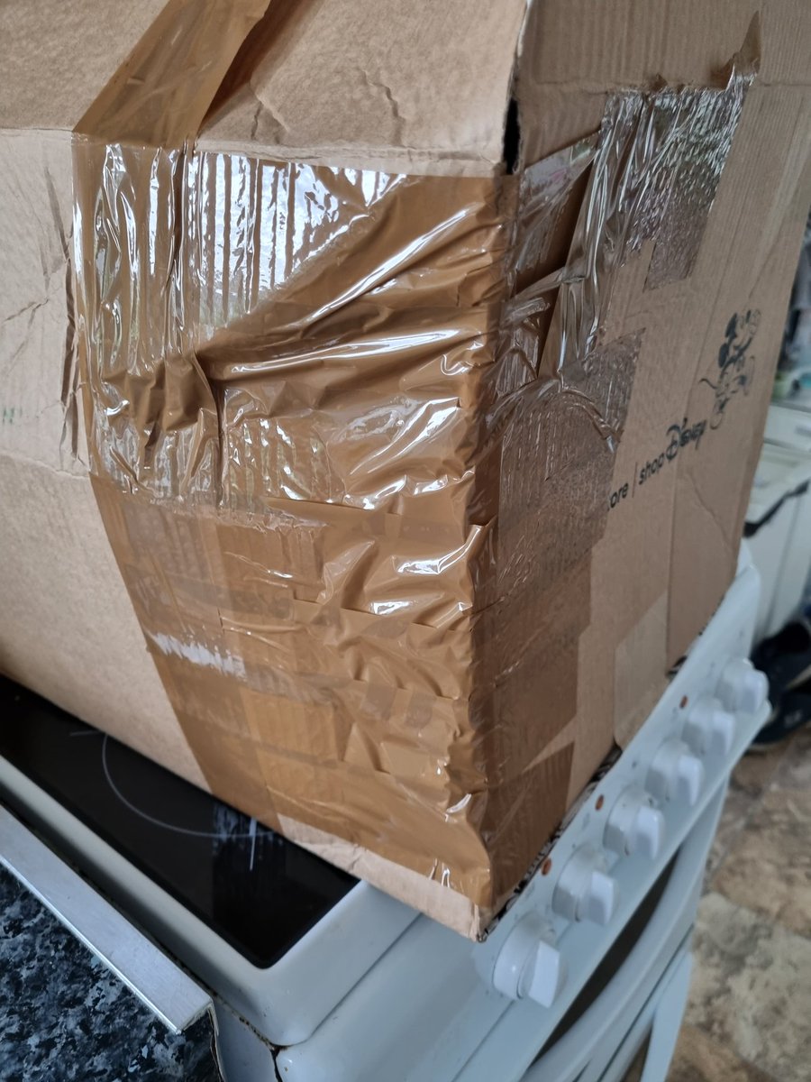 craftylittlebec's tweet photo. @Disney oh dear. When you order from disneystore you really expect quality (especially considering the price). And yet my sons birthday gifts are damaged and all you can say is send back for a refund! Unacceptable. I really expected better. https://t.co/nBN3VgYhCs